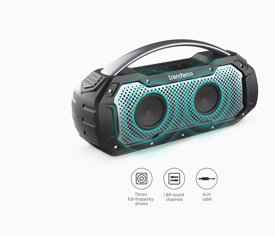 Portable Outdoor Waterproof Bluetooth Speaker
